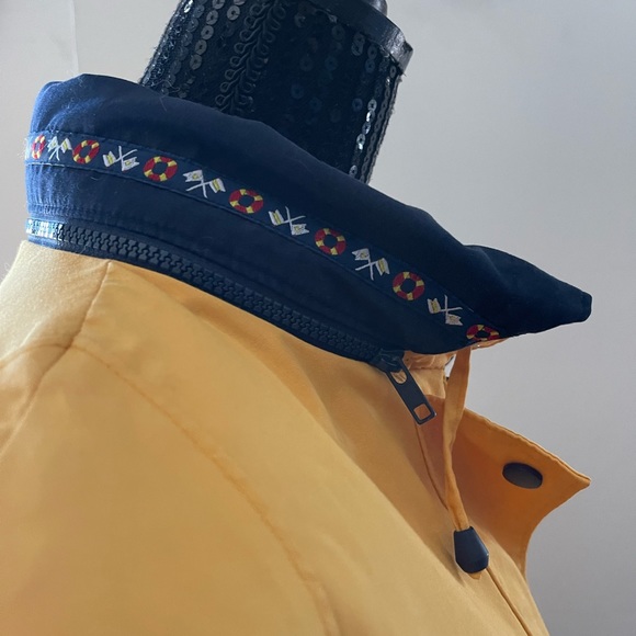 Vintage Thunder Bay Yellow Windbreaker Jacket Size 9/10 - Picture 7 of 16